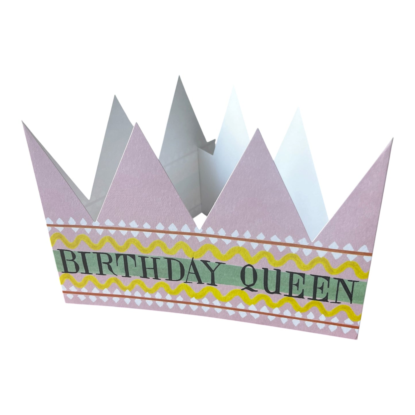 Birthday Queen Party Hat Greeting Card