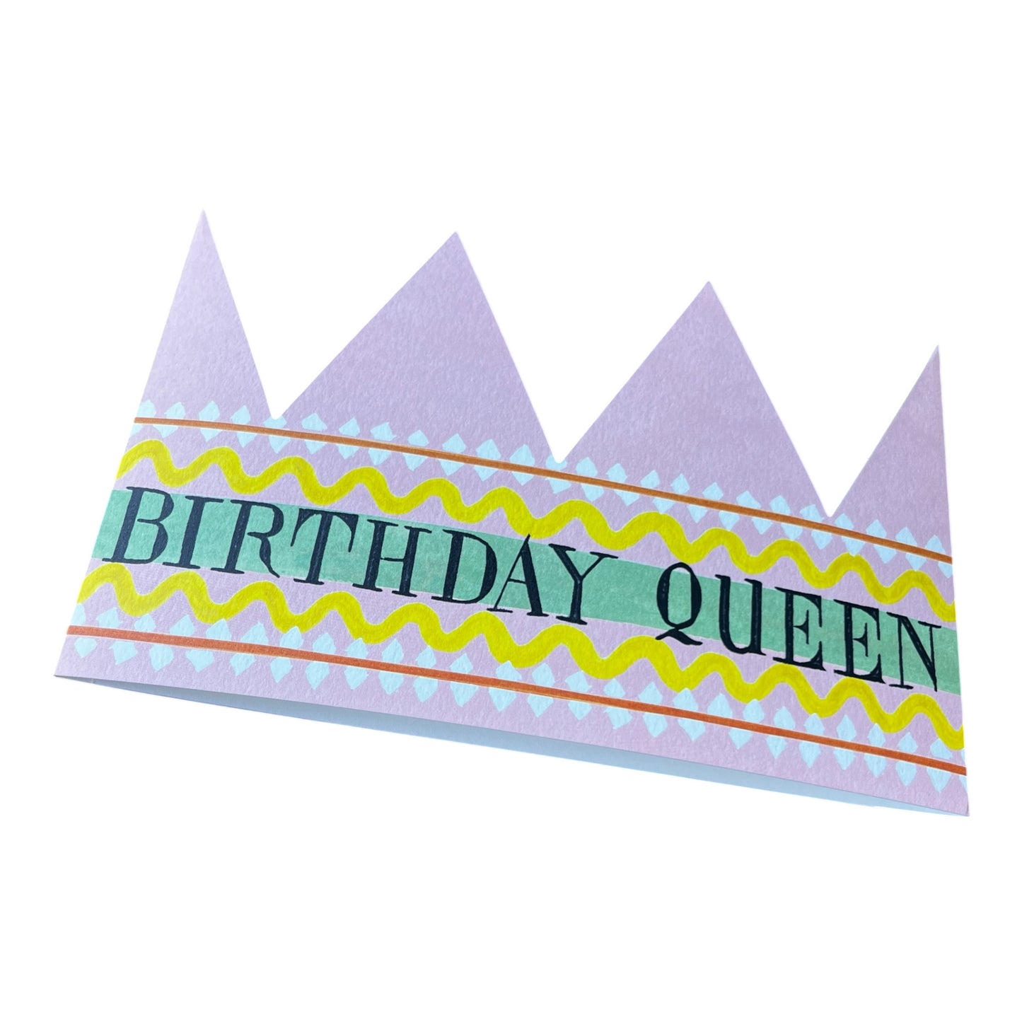 Birthday Queen Party Hat Greeting Card