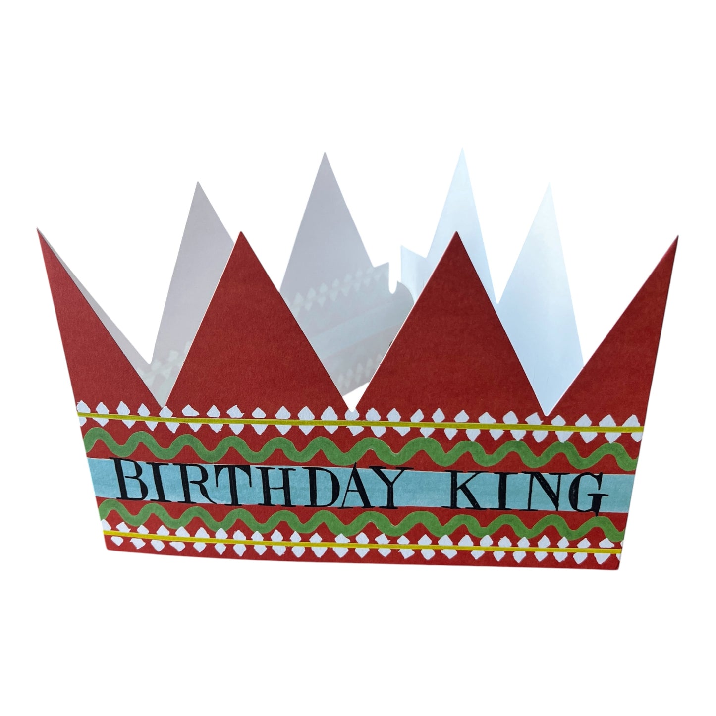 Birthday King Party Hat Greeting Card