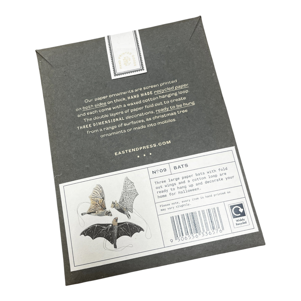 Bats Paper Ornaments