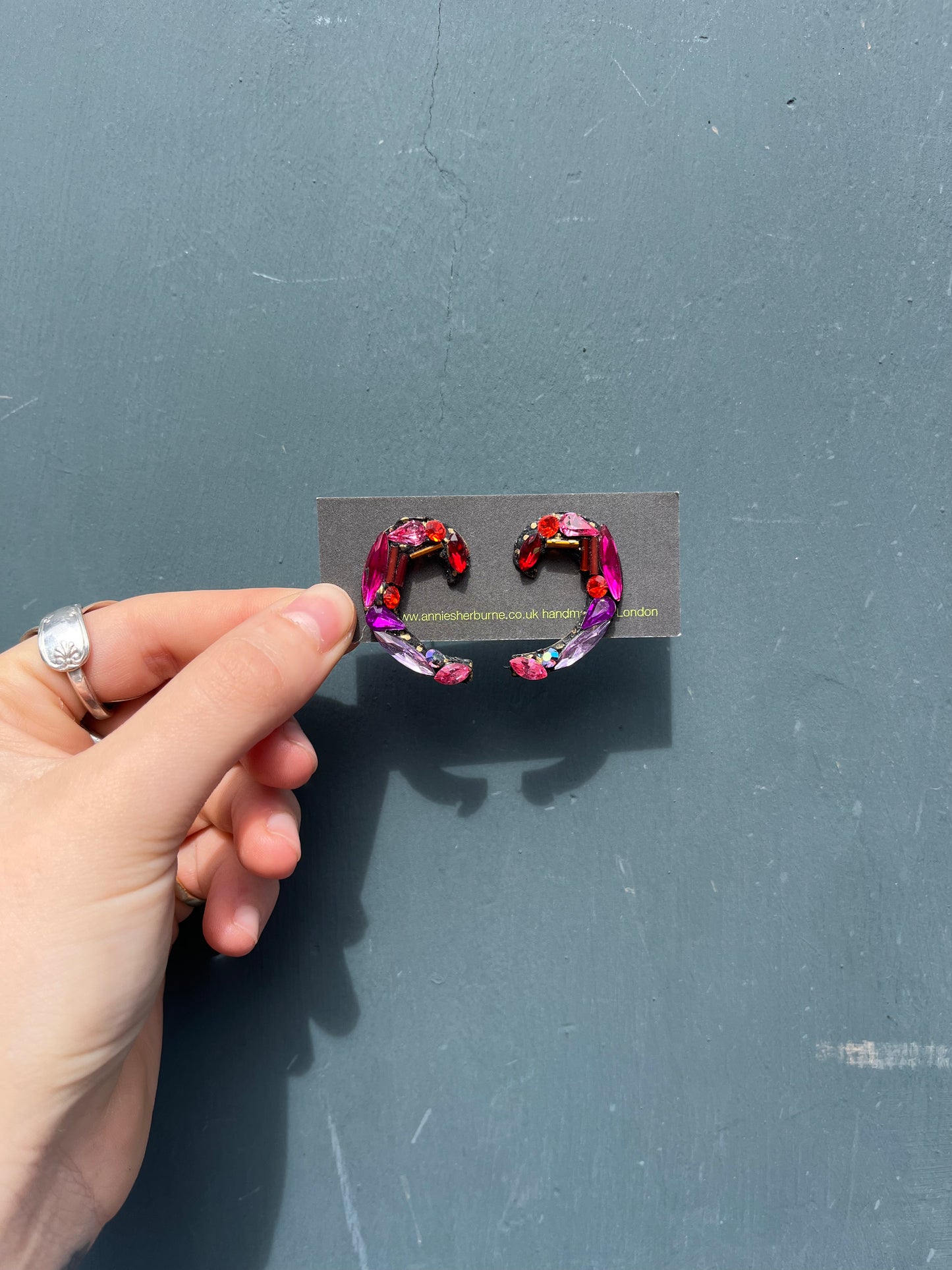 Swirl Earrings by Annie Sherborne