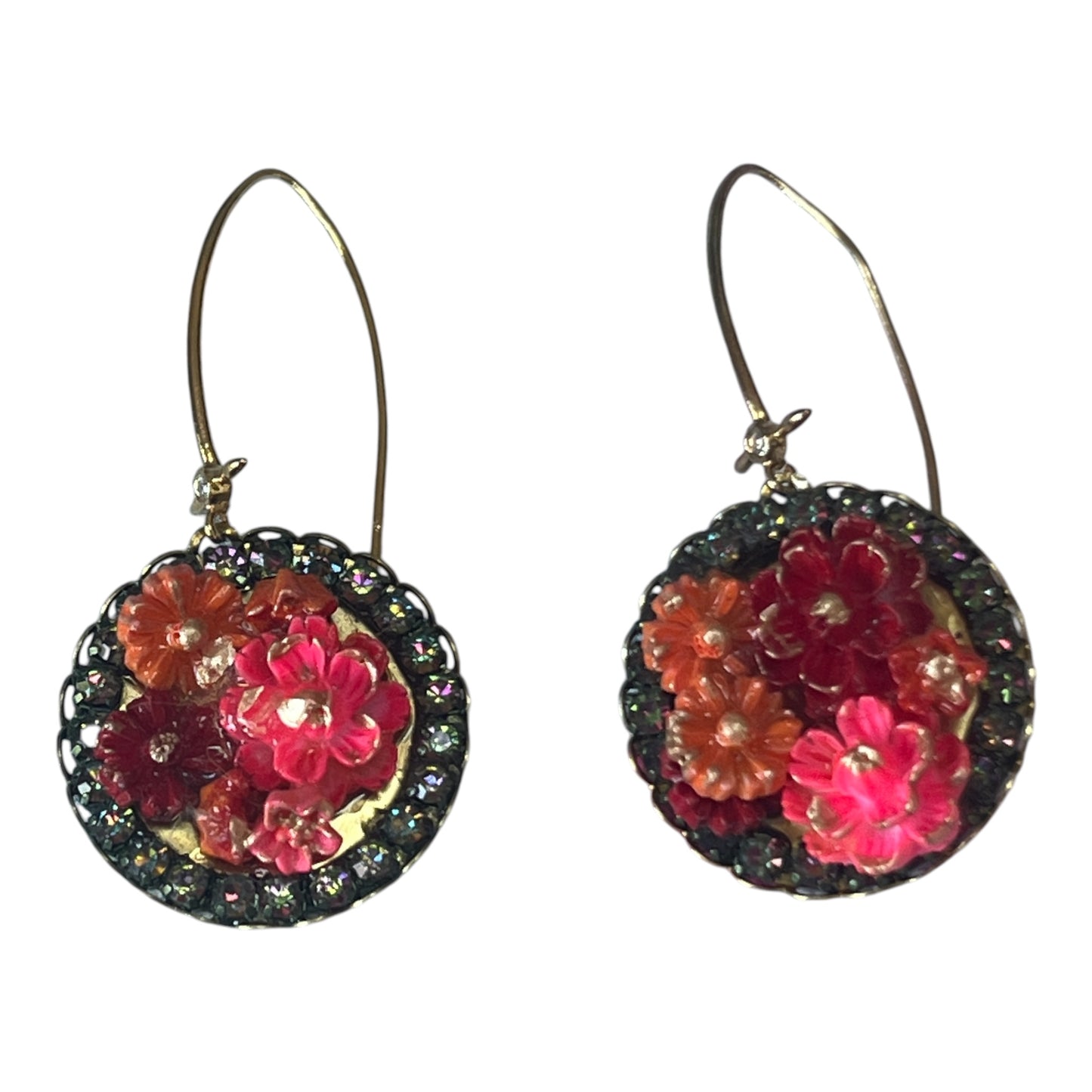 Diana Wilson Arcarna Vintage Flower Earrings