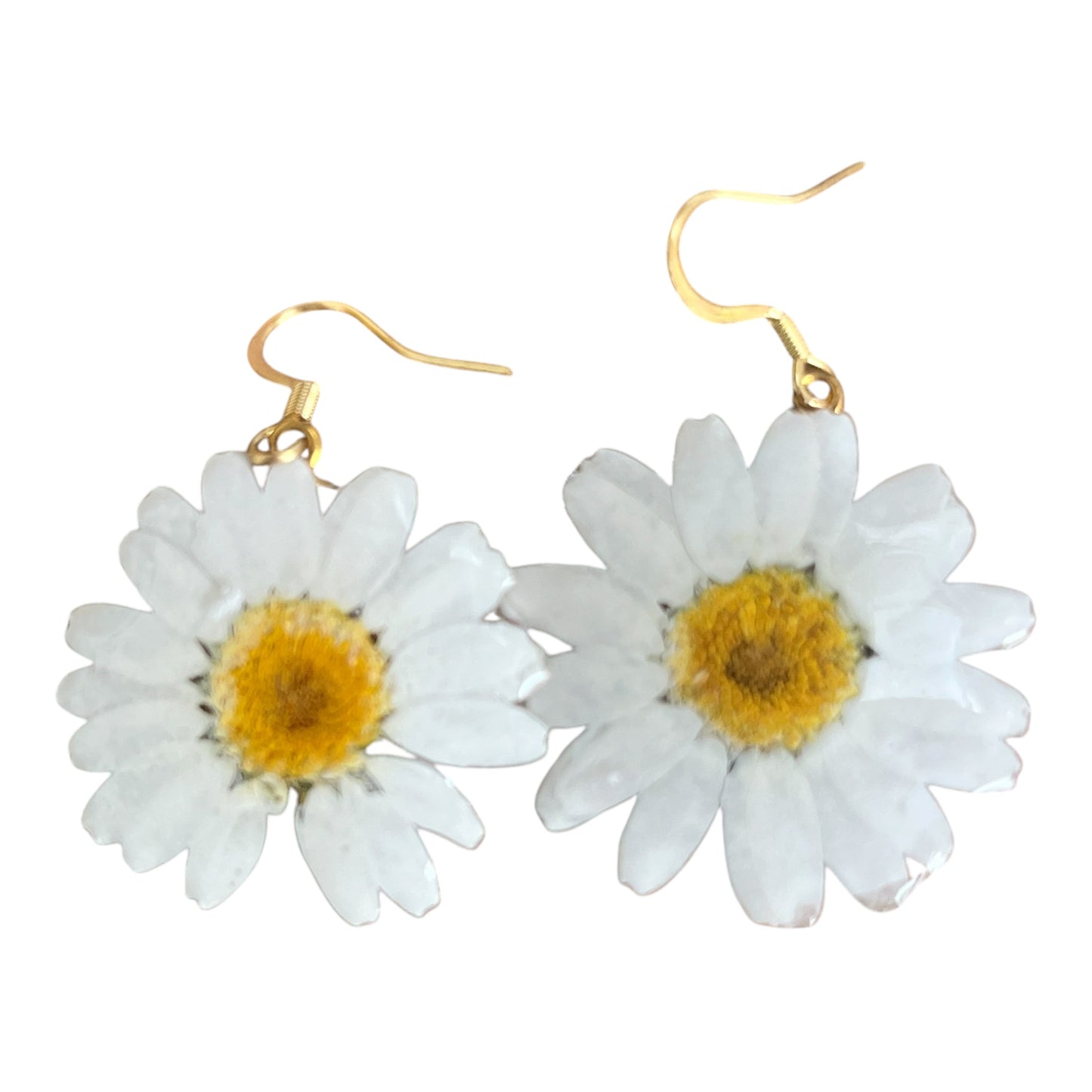 Nordic Flowers Daisy Earrings - gold