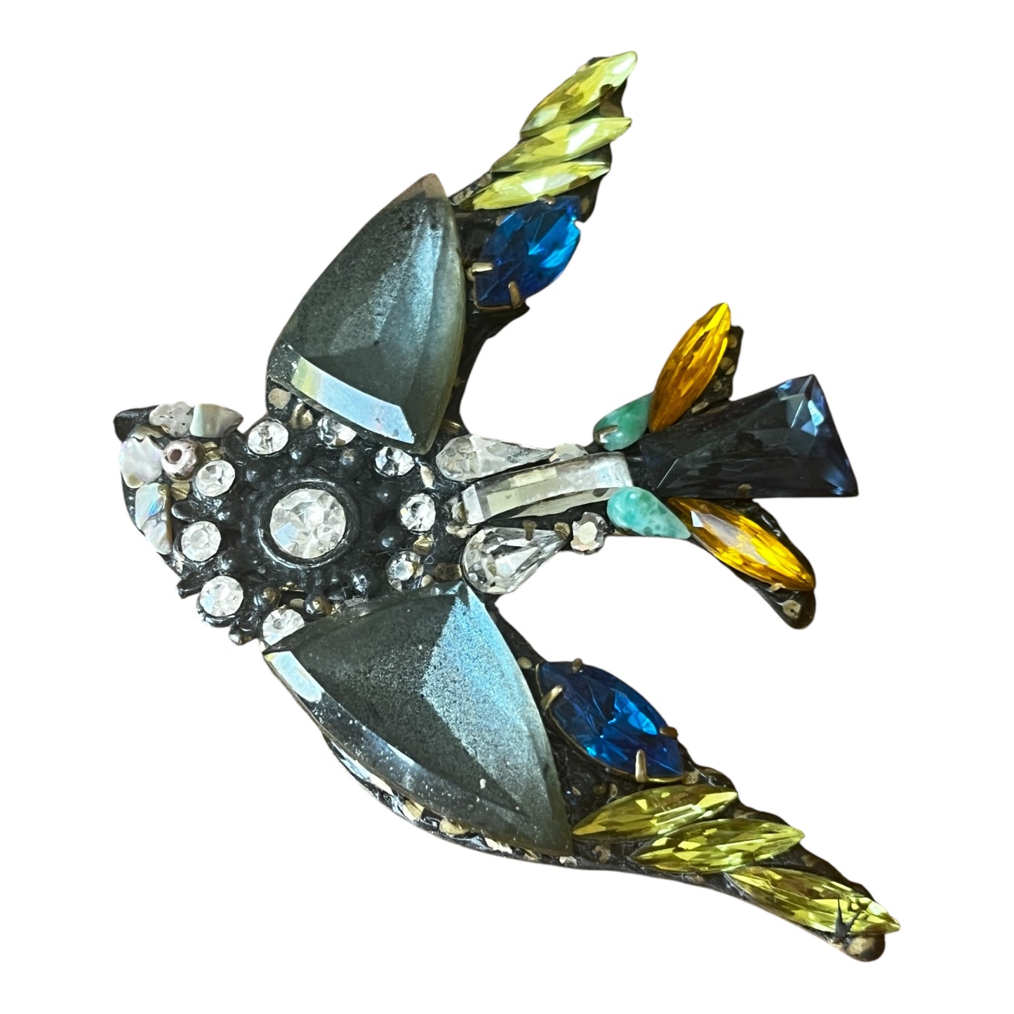 Bird brooch by Annie Sherborne