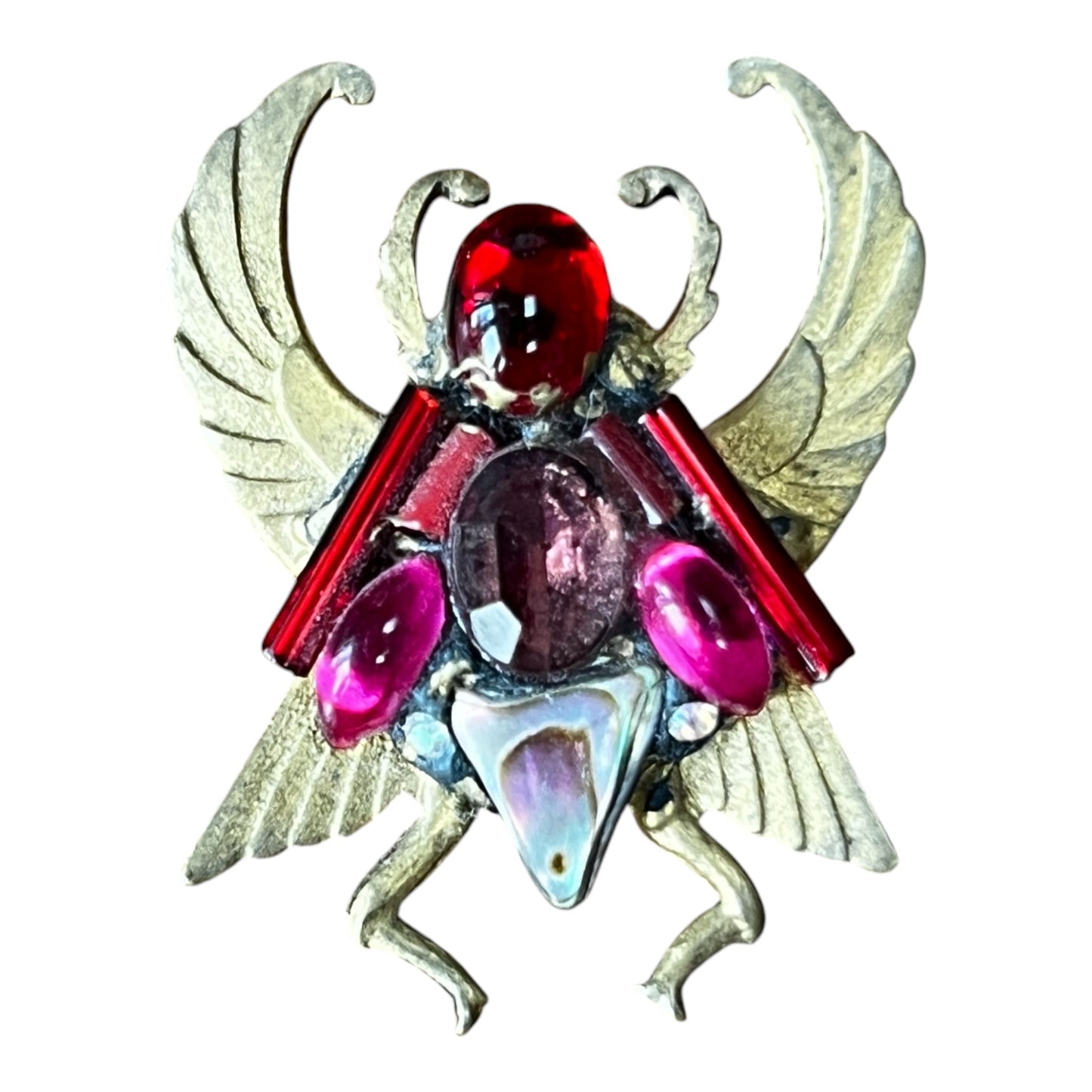 Scarab Brooch by Annie Sherborne