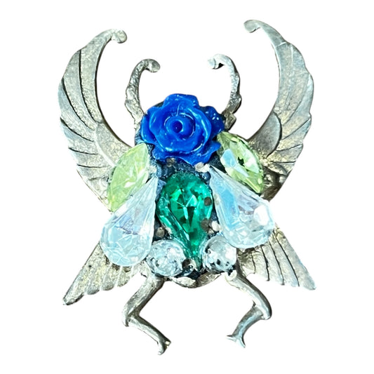 Scarab Brooch by Annie Sherborne