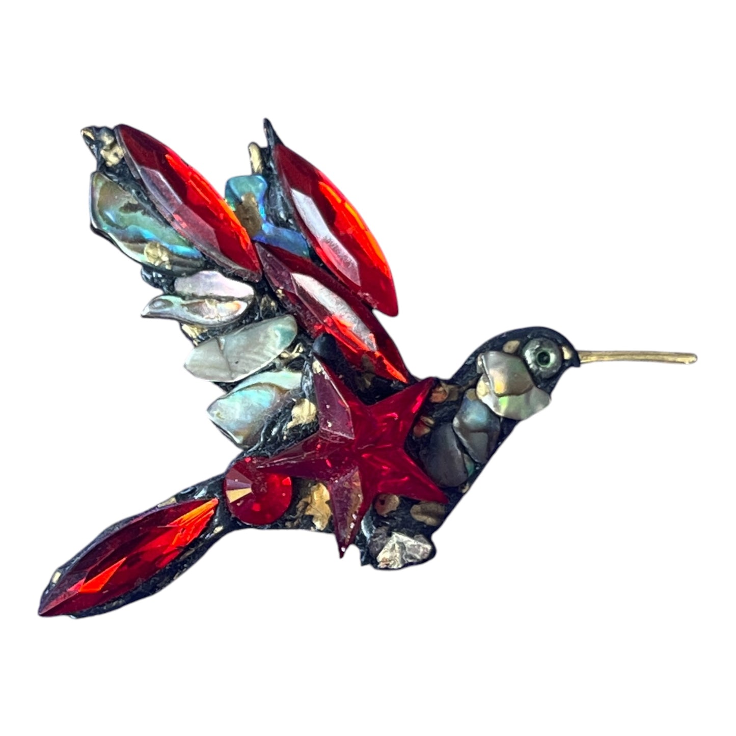 Hummingbird Brooch by Annie Sherborne