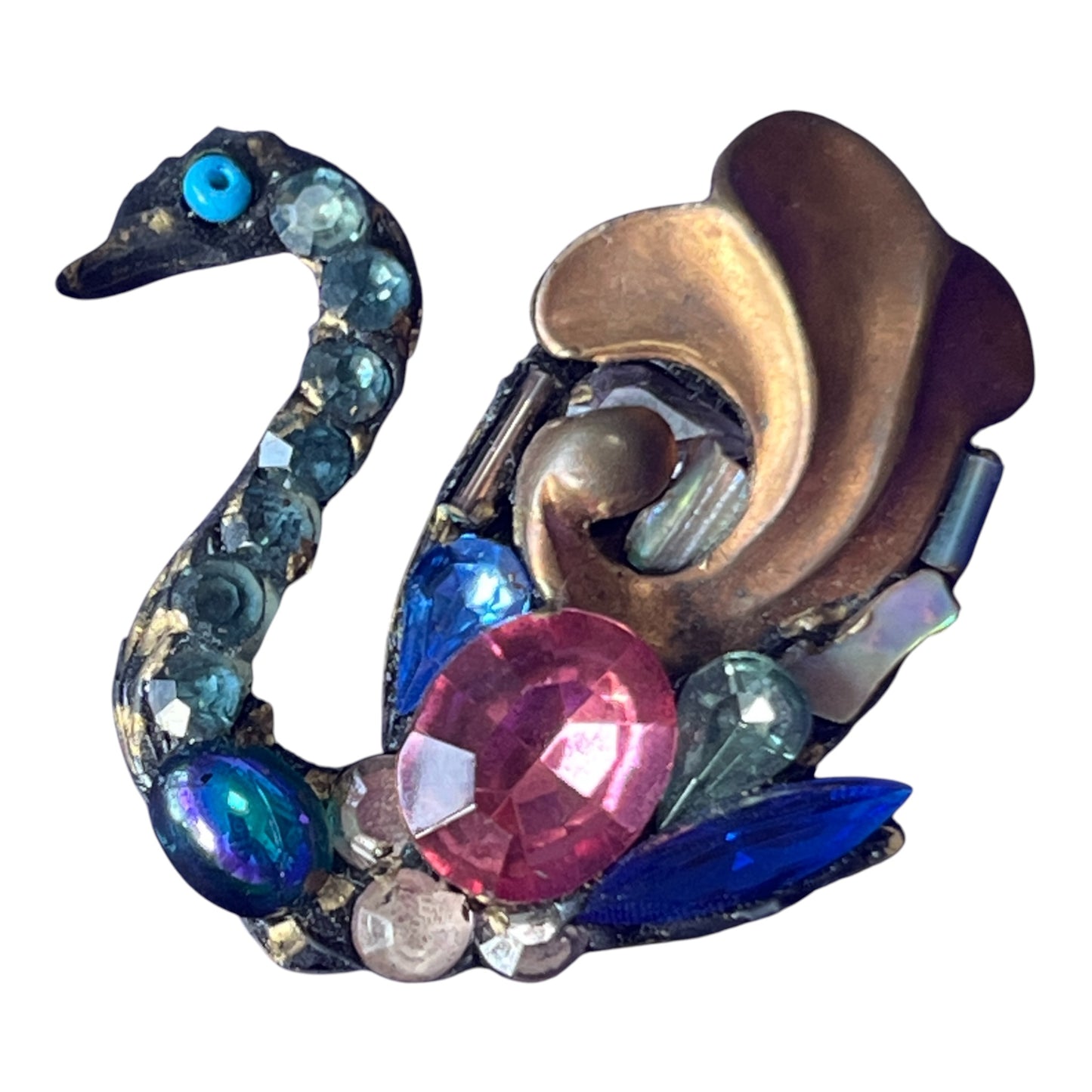 Swan Brooch by Annie Sherborne