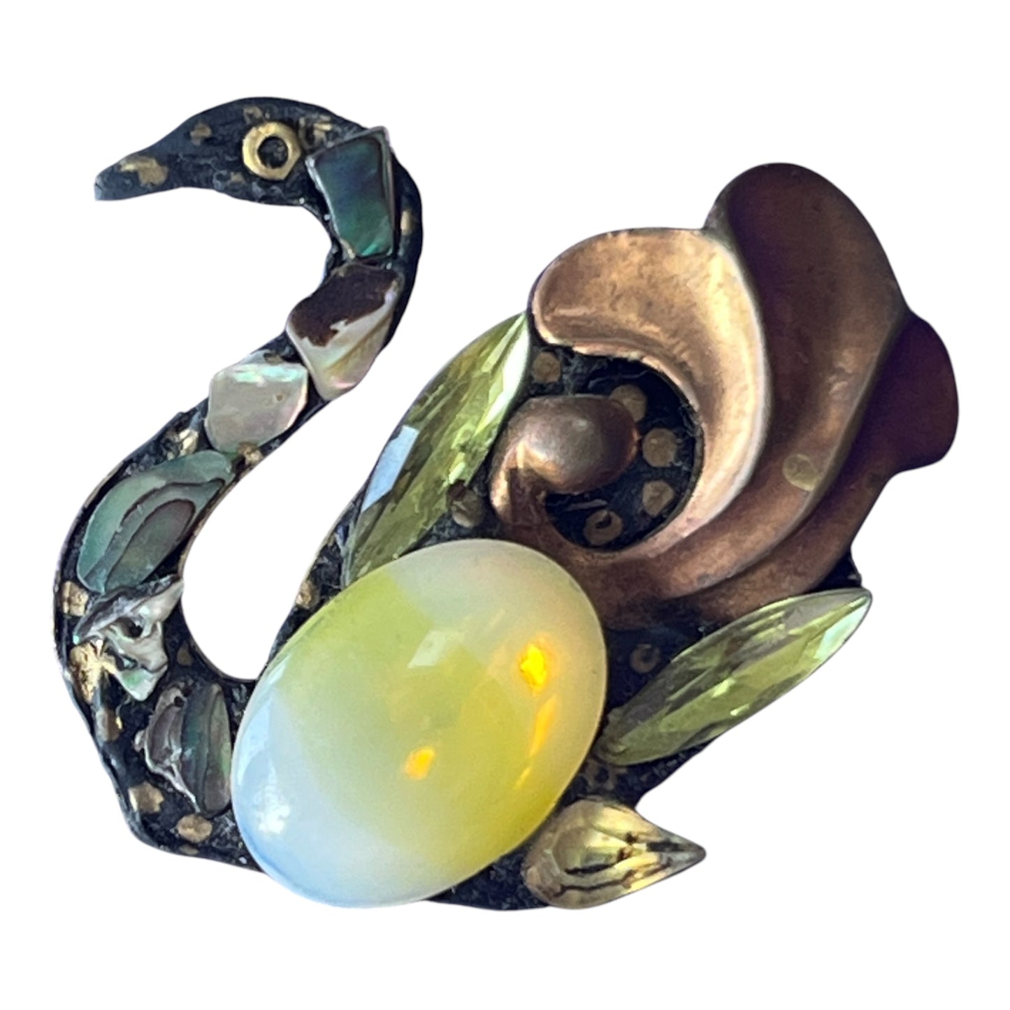 Swan Brooch by Annie Sherborne