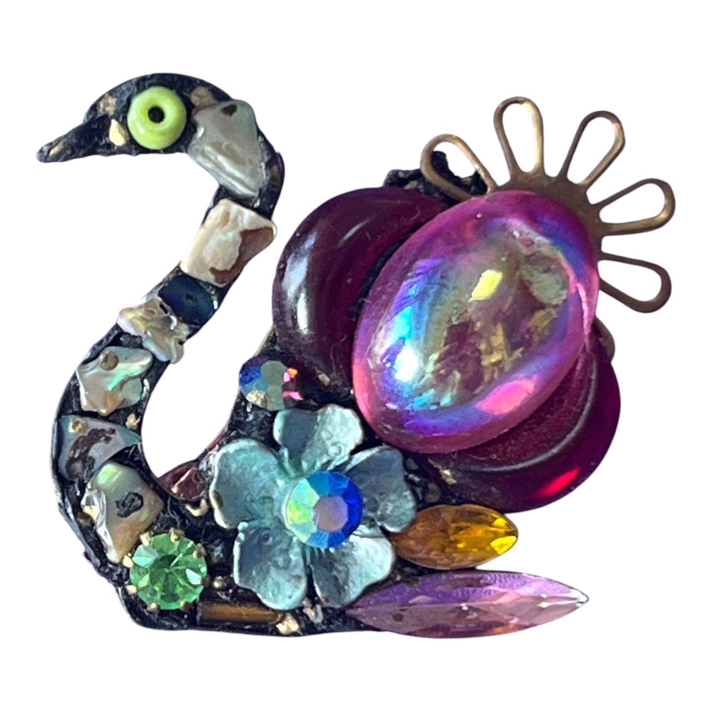 Swan Brooch by Annie Sherborne