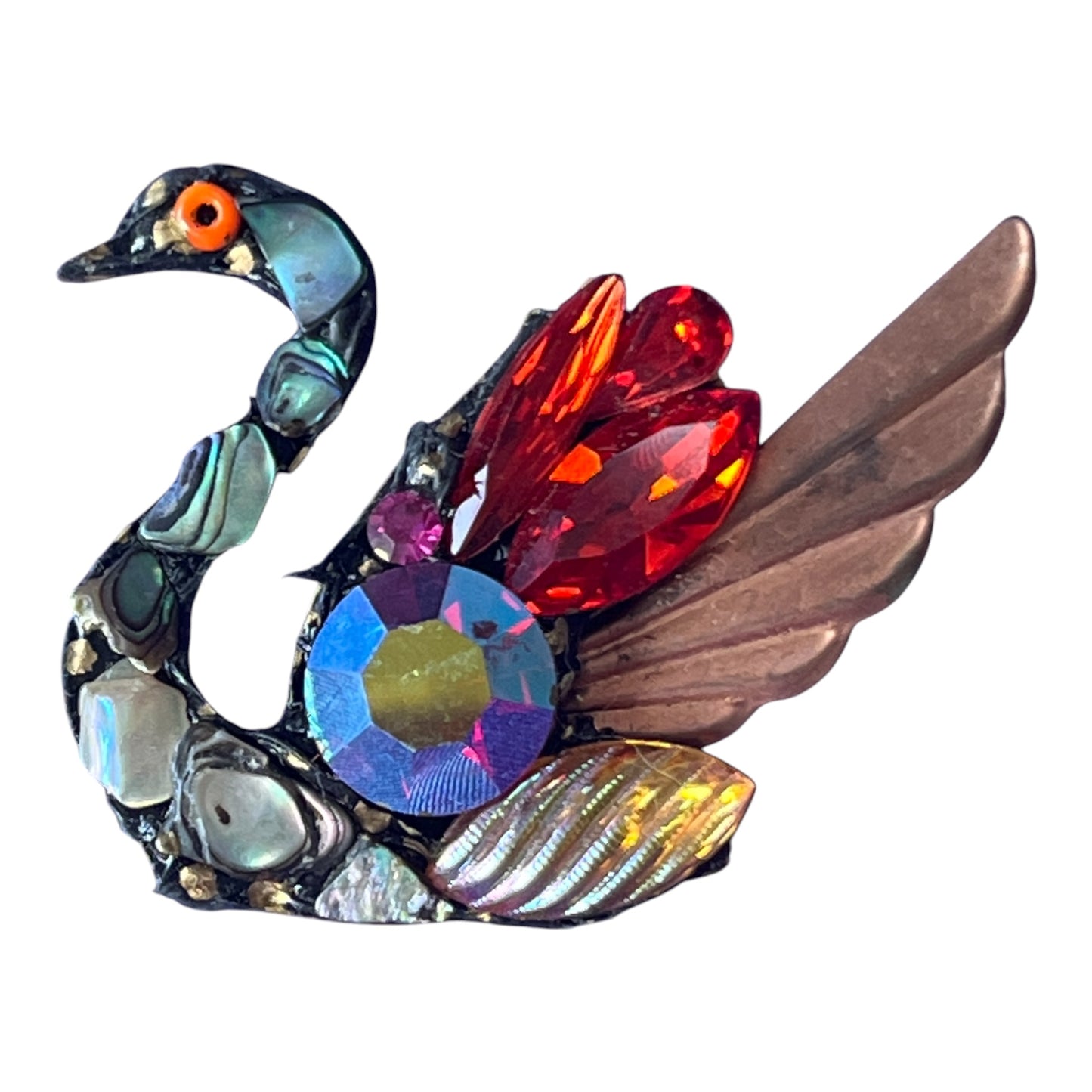 Swan Brooch by Annie Sherborne