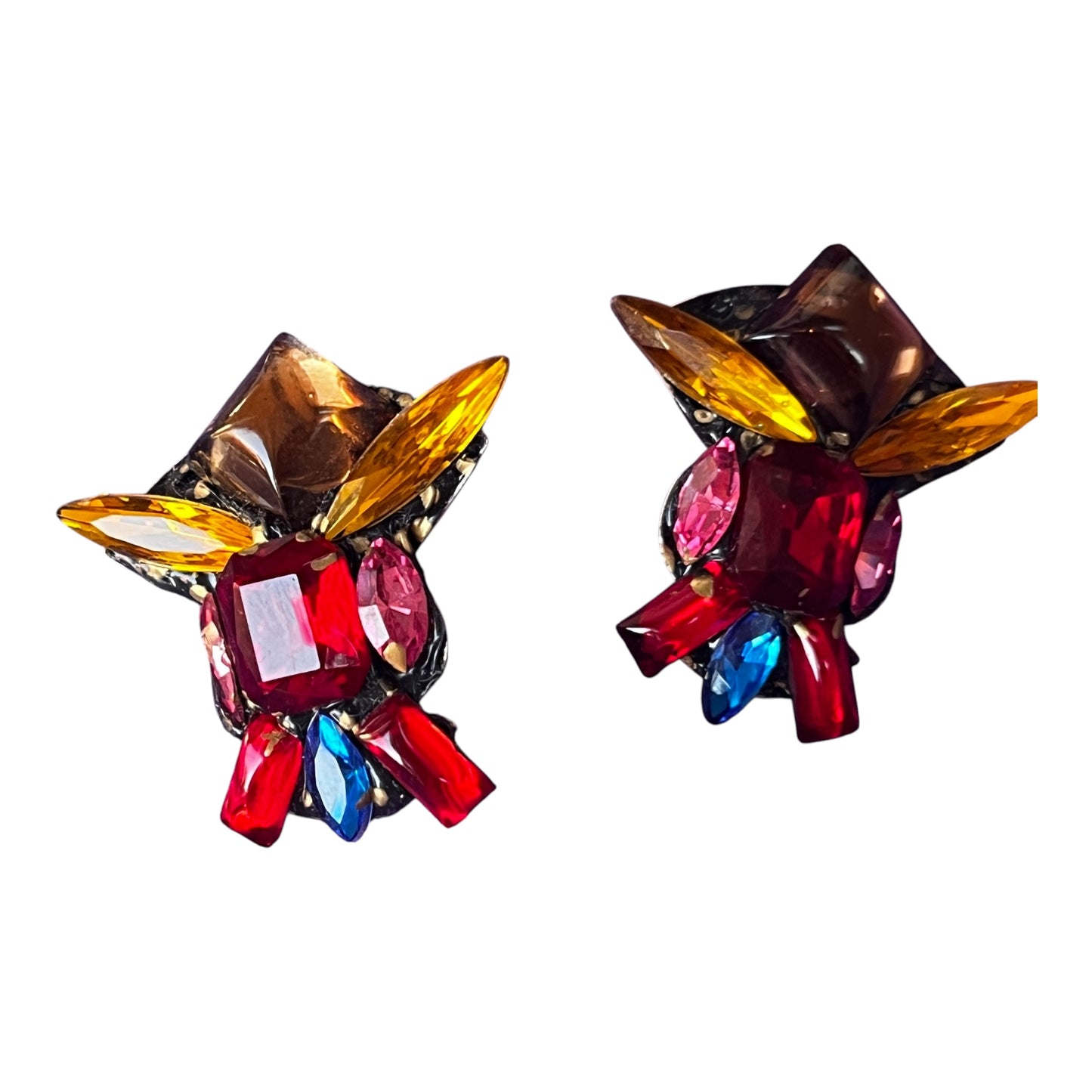 Geometric Stud Earrings by Annie Sherborne