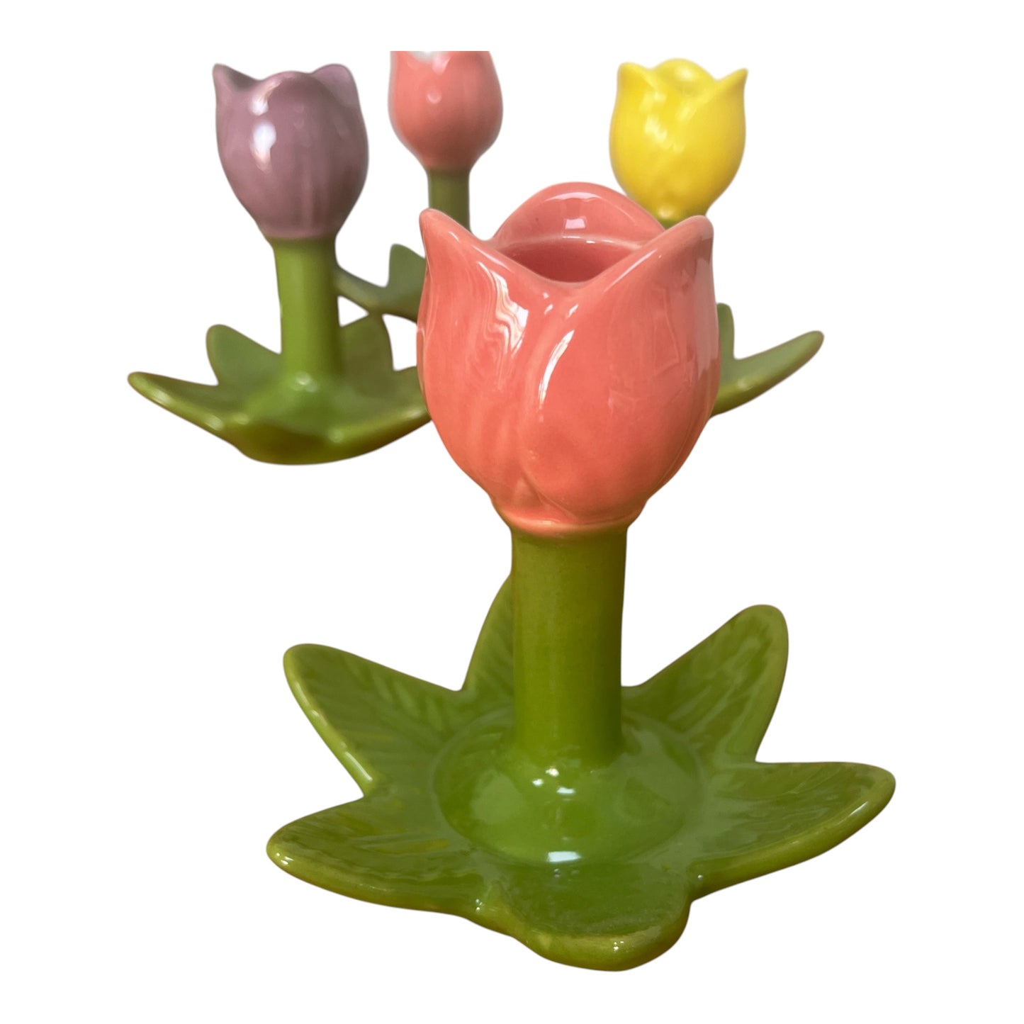 My Doris Ceramic Tulip Candlestick
