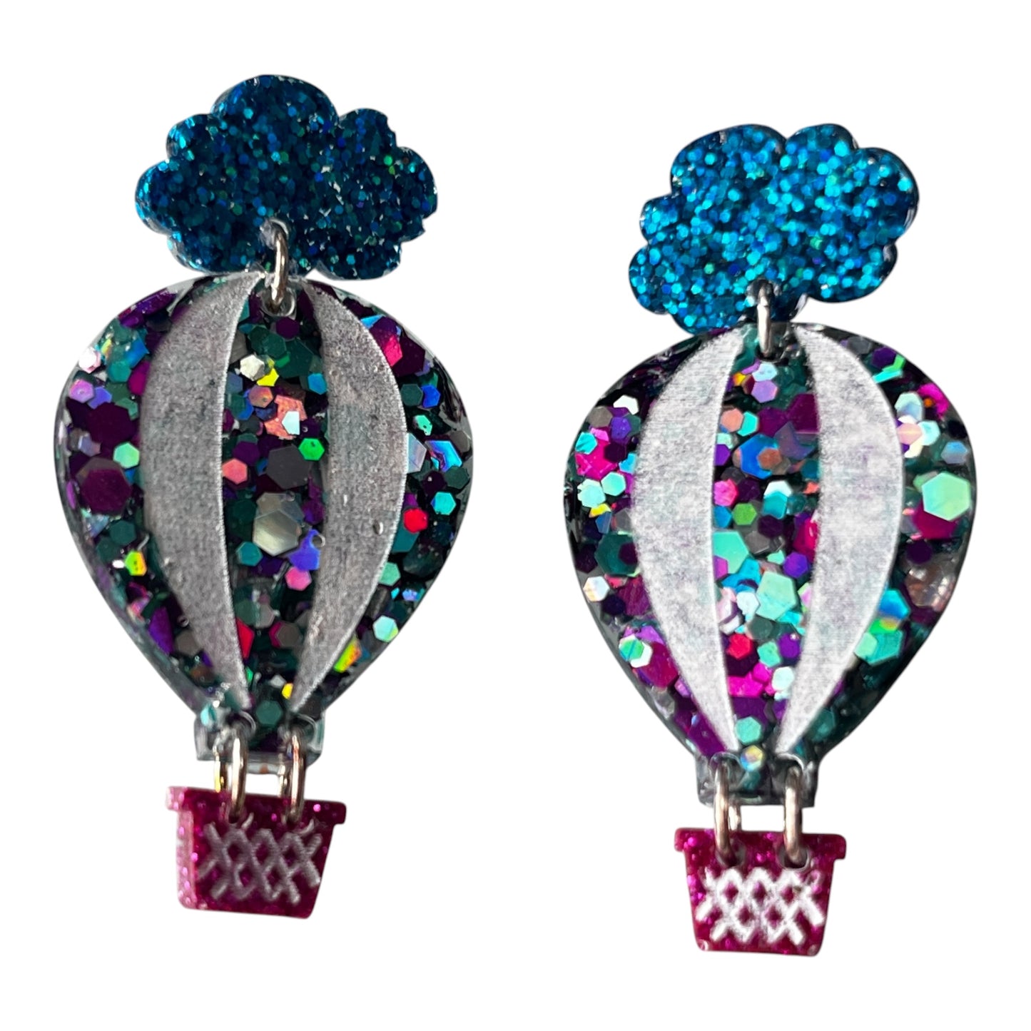 Hot Air Balloon Earrings