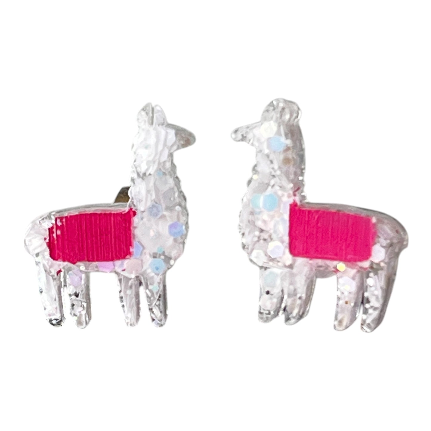 Llama Studs by Heather Filby