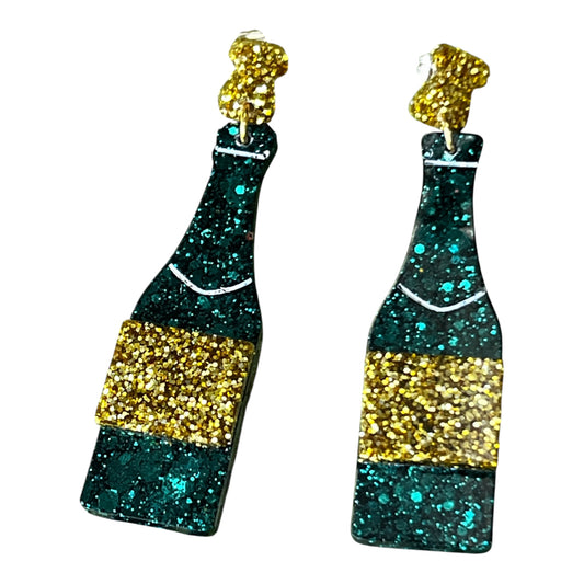 Champagne Earrings by Heather Filby