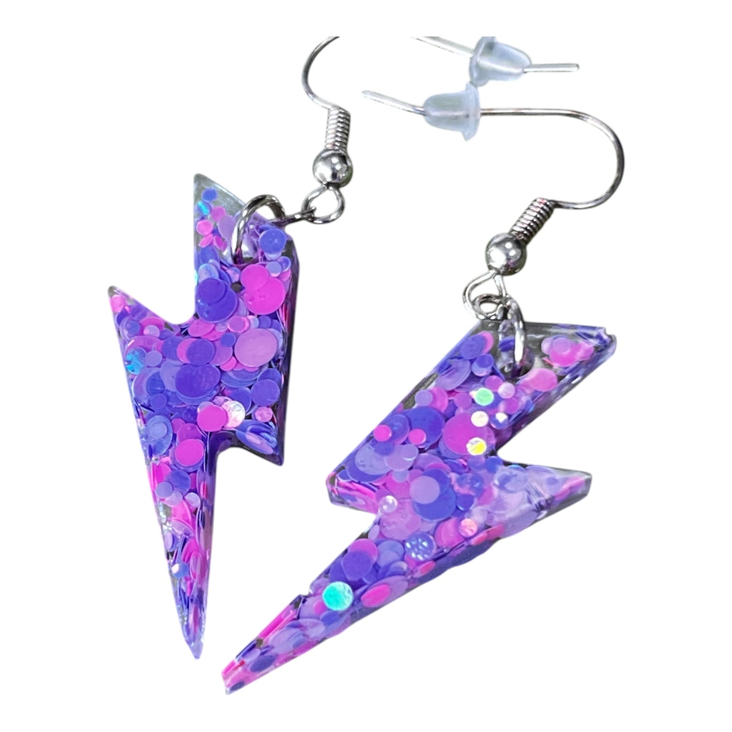 Sparkly Lightening Earrings