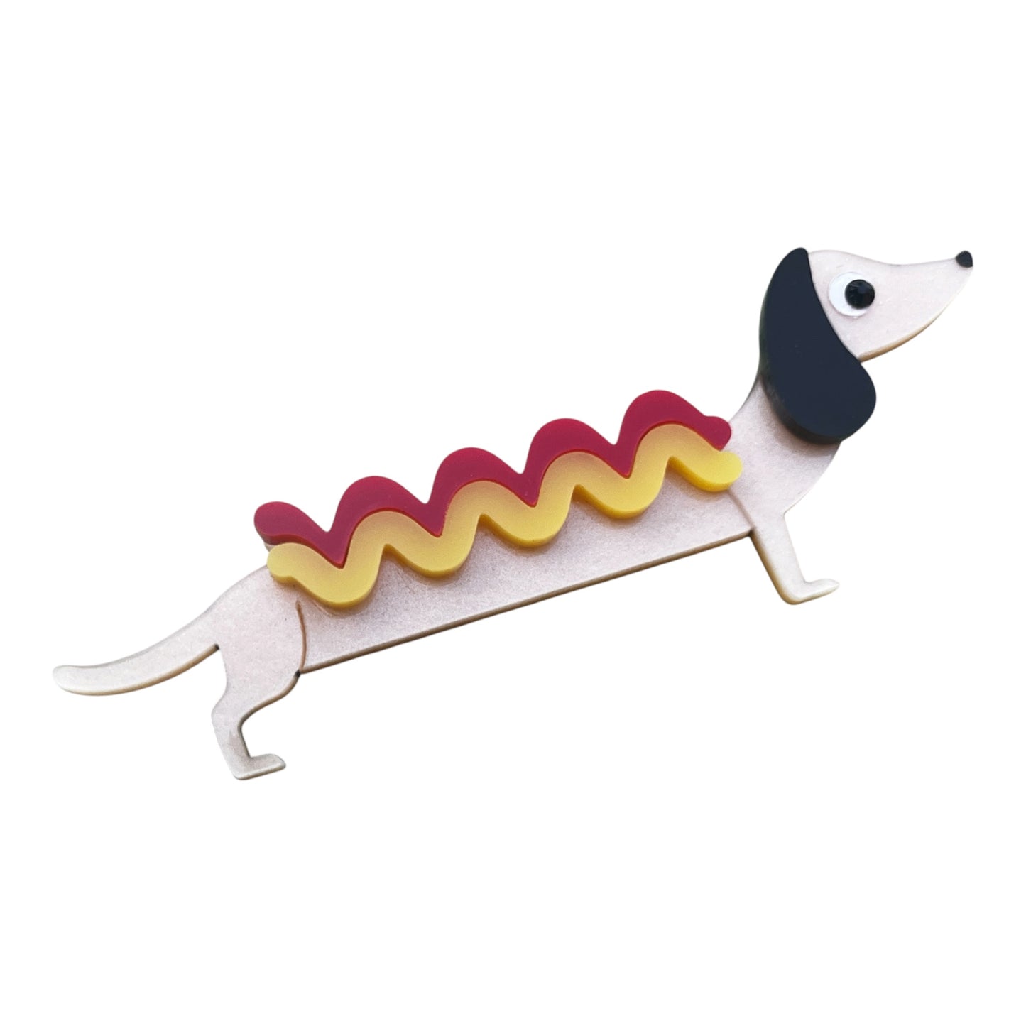 Sausage Dog Brooch