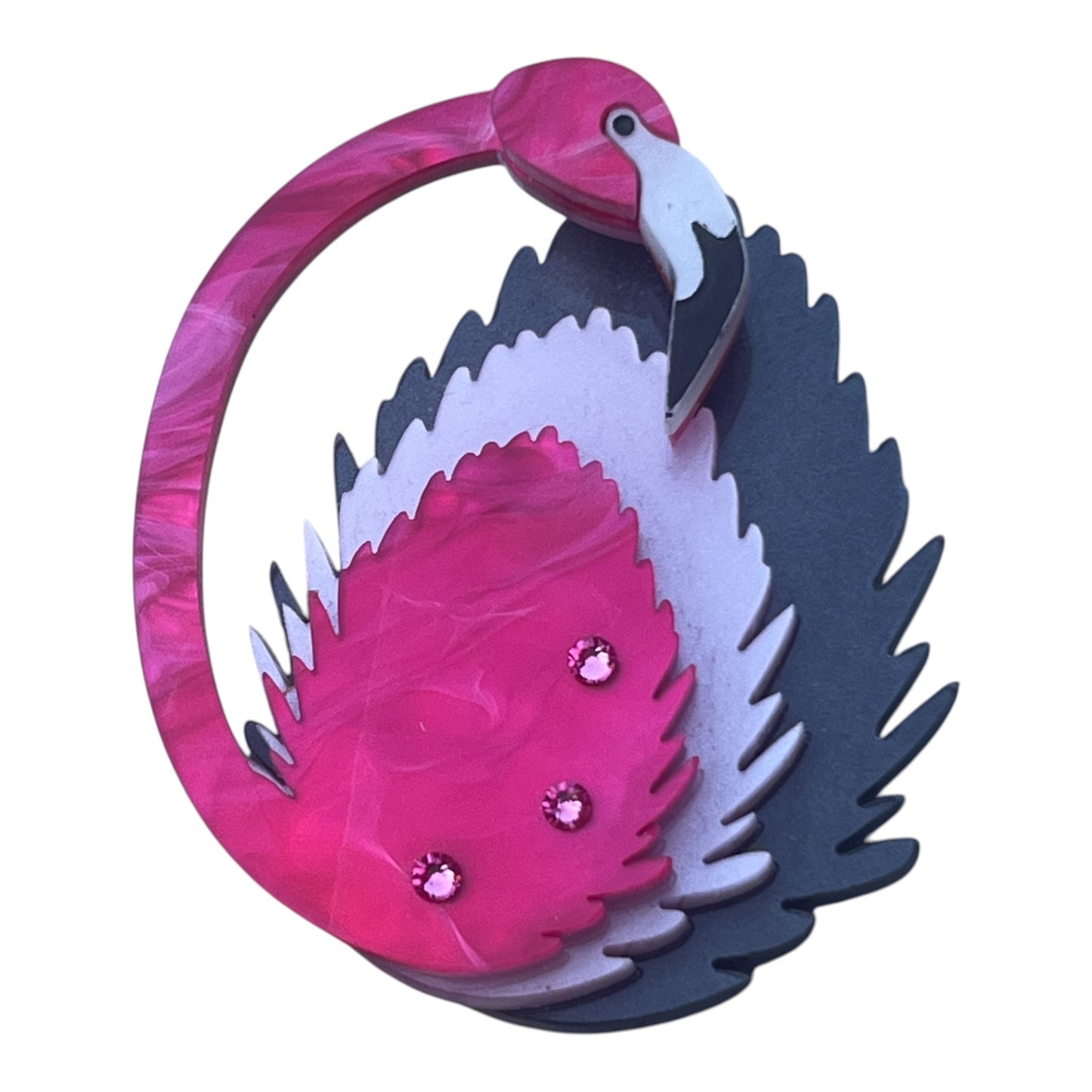 Flamingo Brooch