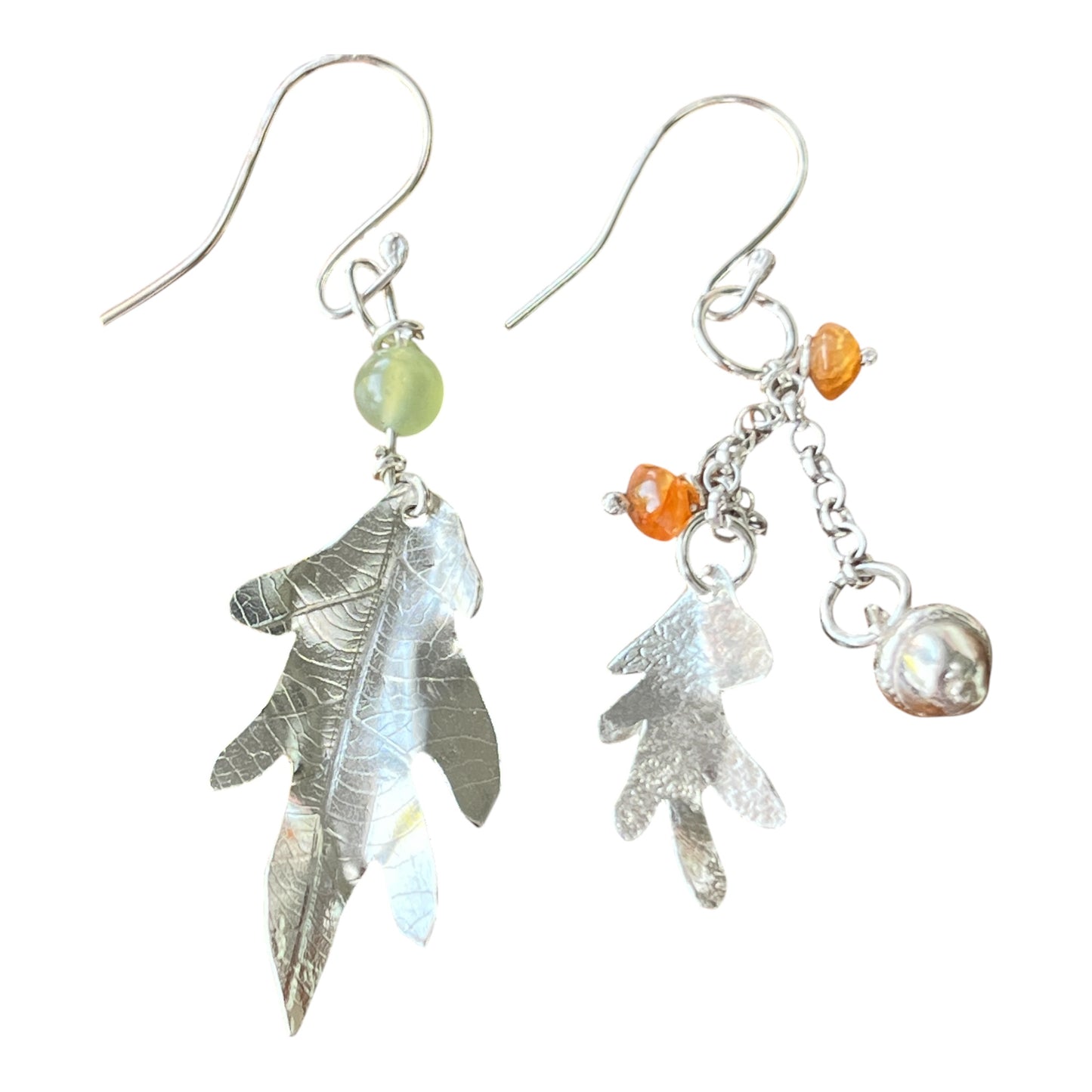 Mismatched Acorn Earrings