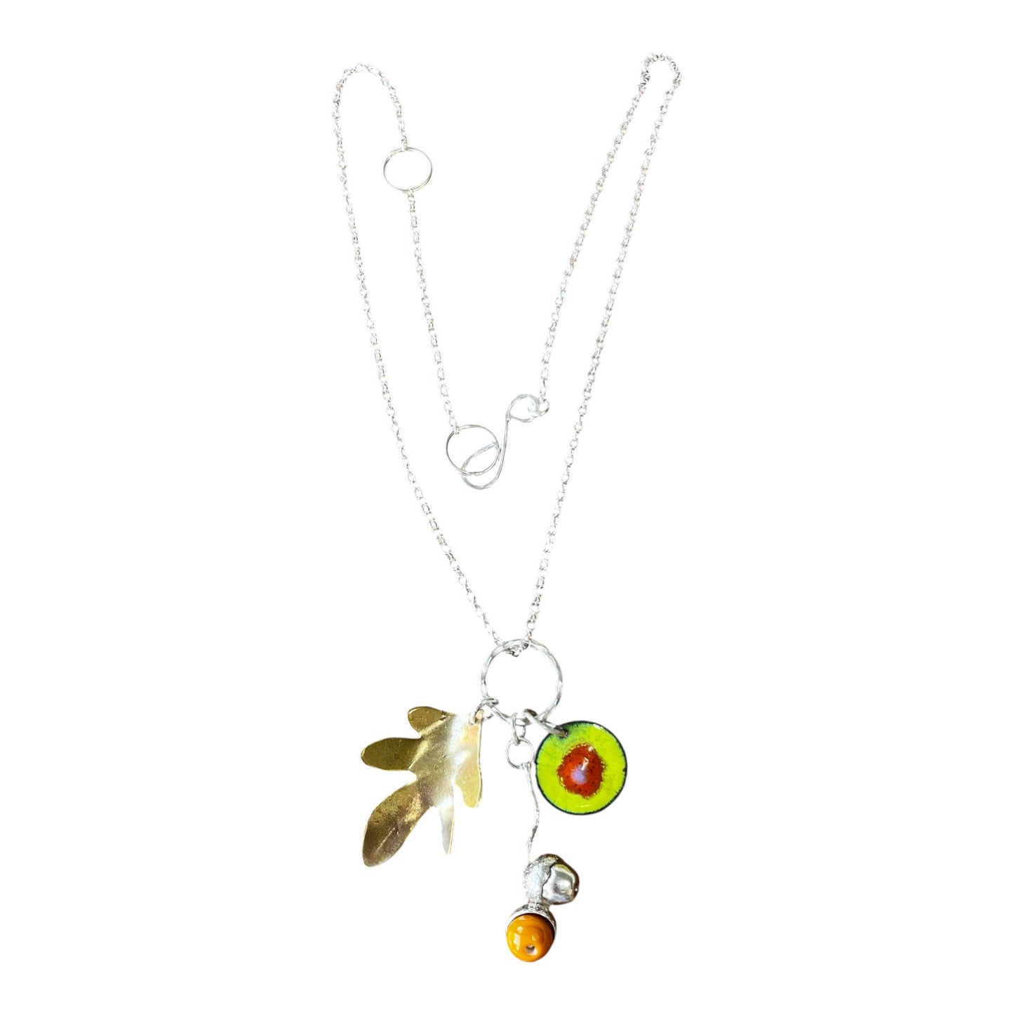 Acorn and Oak Leaf Necklace