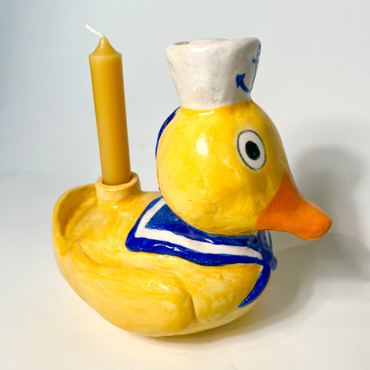 Sailor Duck Candle Holder