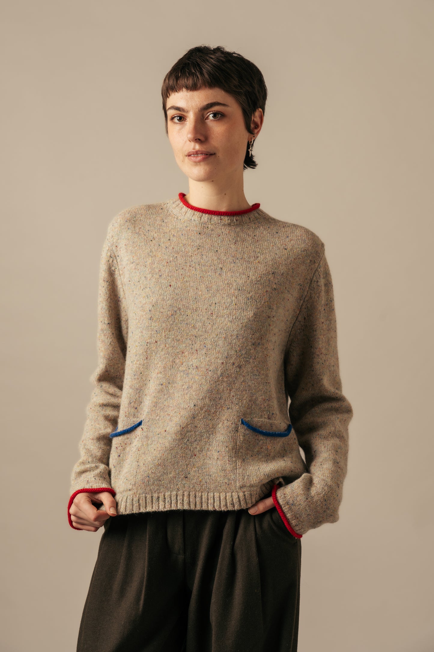 Eribé Tweed Nep Sweater