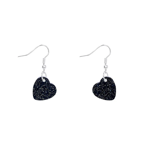 Heart Charm Earrings - Love in Nine Shades by Tatty Devine
