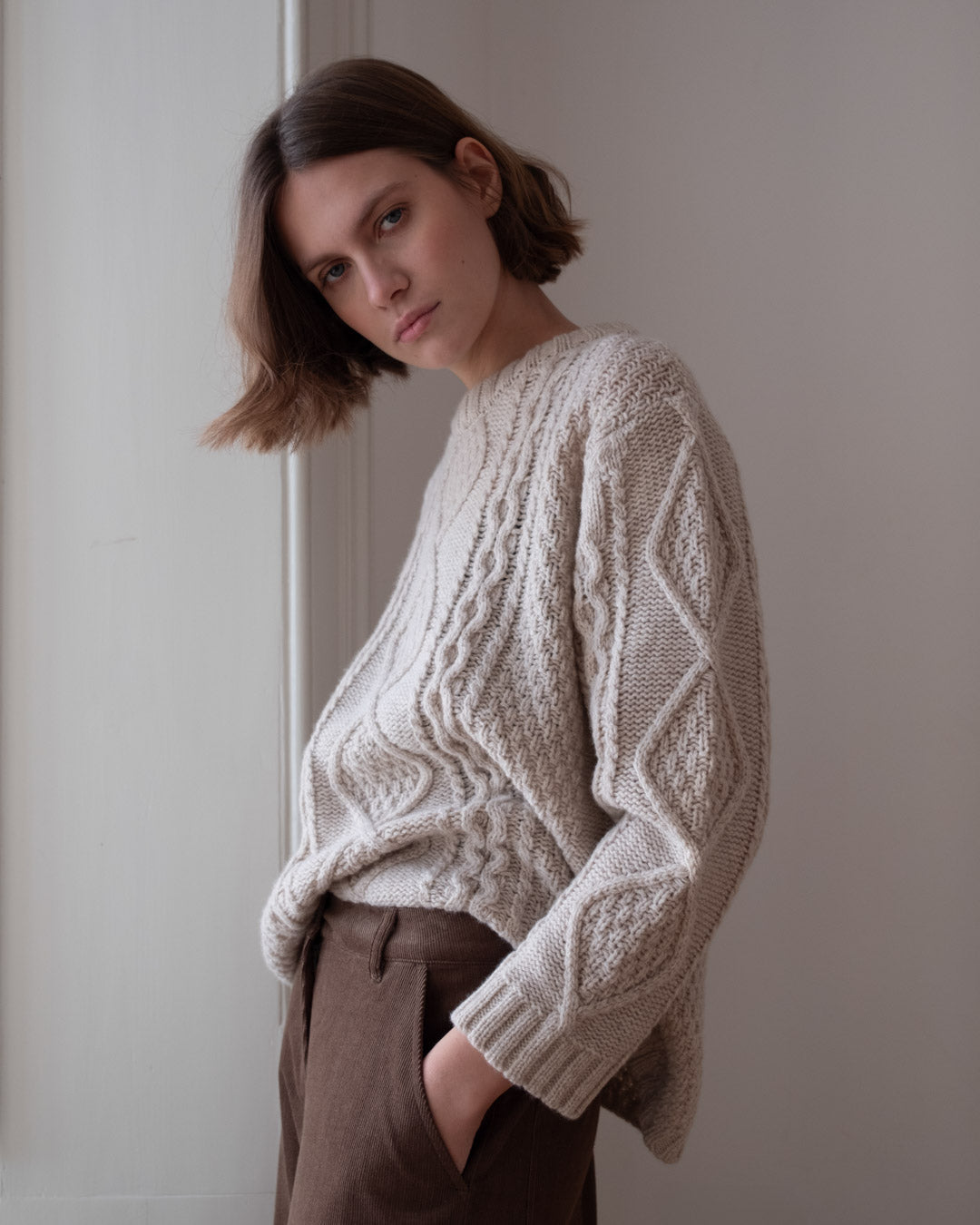 The Bibico Margot Aran Jumper