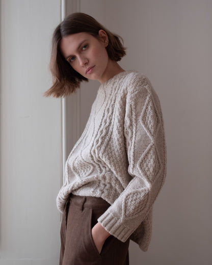 The Bibico Margot Aran Jumper