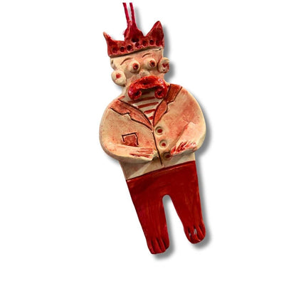 Handmade Ceramic Christmas Decoration by Judith Douglas