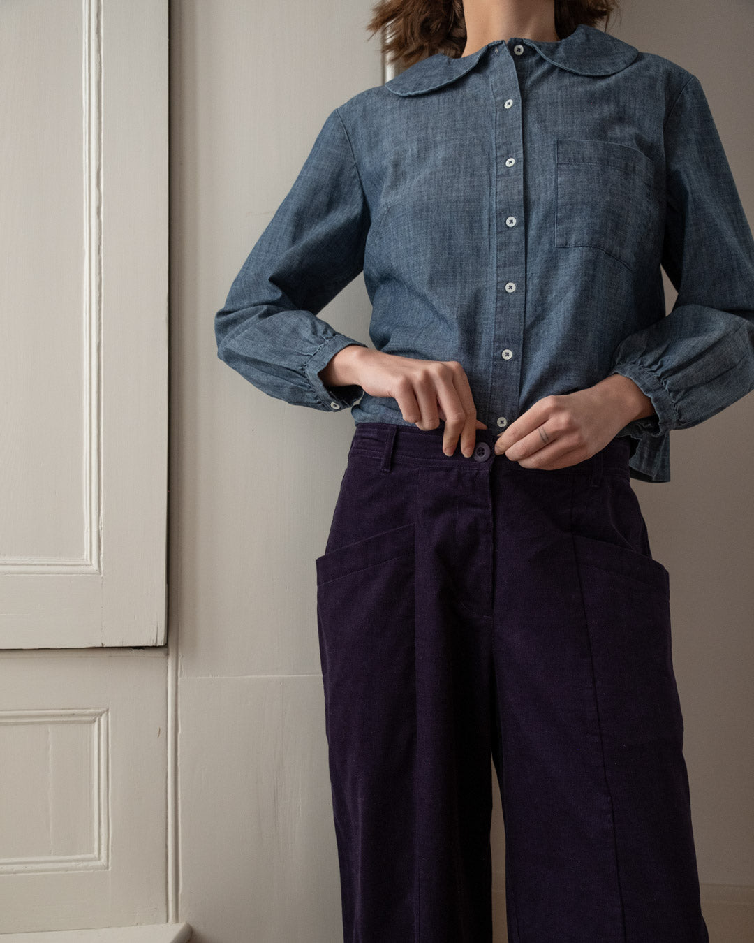 The Bibico Lorren Barrel Leg Trousers